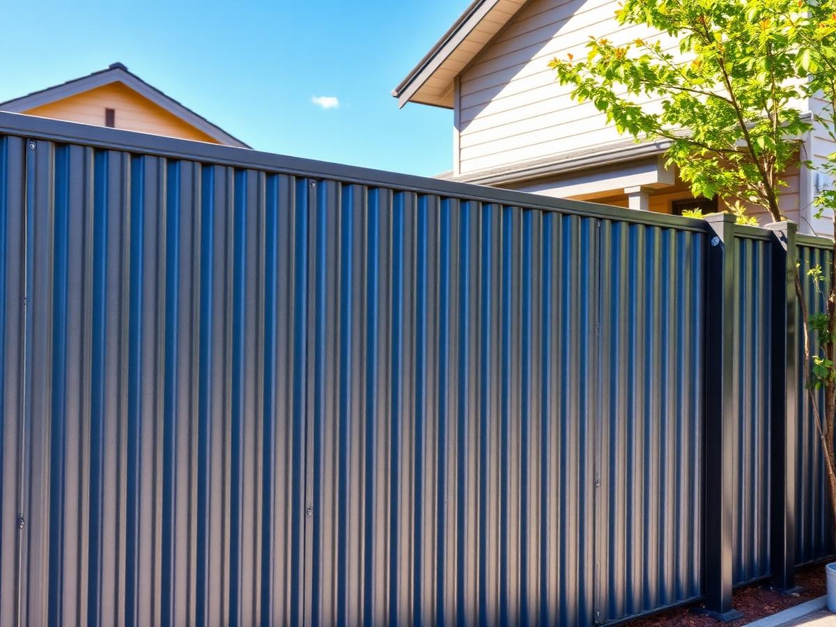 Corrugated fences